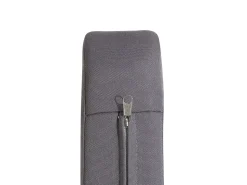 Sale Beliani Set da giardino con tavolo 4 posti RAGUSA Rattan sintetico (PE) Grigio Grigio Nero
