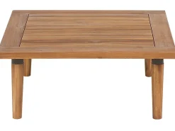 Outlet Beliani Set da giardino con tavolo 2 posti FRASCATI Modulare Legno di acacia certificato Grigio chiaro Marrone Grigio