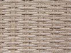 Clearance Beliani Set da giardino con tavolo 4 posti VITTORIA Rattan sintetico (PE) Grigio Beige Naturale Marrone Grigio