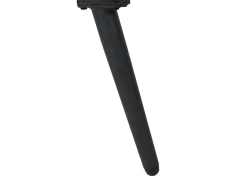 Beliani Set da giardino con tavolo 4 posti PREVEZA Rattan sintetico (PE) Grigio Grigio Nero