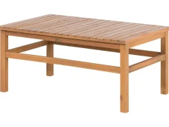 Outlet Beliani Set da giardino con tavolo 4 posti MANILA Legno di acacia certificato Marrone chiaro Grigio Marrone