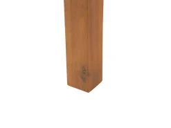 Outlet Beliani Set da giardino con tavolo 4 posti MANILA Legno di acacia certificato Marrone chiaro Grigio Marrone