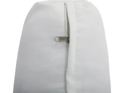 Outlet Beliani Set da giardino con tavolo 4 posti BERMUDA Legno d'acacia Marrone Marrone Argento Bianco
