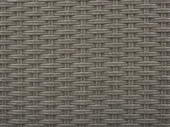 Beliani Set da giardino con tavolo 8 posti MAESTRO Modulare Rattan sintetico (PE) Tortora Bianco Grigio