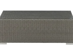 Beliani Set da giardino con tavolo 8 posti MAESTRO Modulare Rattan sintetico (PE) Tortora Bianco Grigio