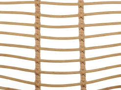 Outlet Beliani Set da giardino con tavolo 4 posti MINORI Rattan sintetico (PE) Beige Beige Naturale Nero