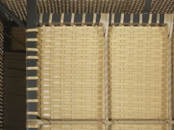 Hot Beliani Set da giardino con tavolo 8 posti MAESTRO Modulare Rattan sintetico (PE) Marrone chiaro Bianco Marrone