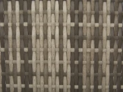 Hot Beliani Set da giardino con tavolo 6 posti CORTE Modulare Rattan sintetico (PE) Marrone scuro Marrone Grigio