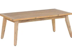 Beliani Set da giardino con tavolo 4 posti MERANO Legno d'acacia Grigio Marrone Grigio Nero