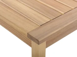 Outlet Beliani Set da giardino con tavolo 4 posti PALLANO Legno d'acacia Tortora Grigio Marrone
