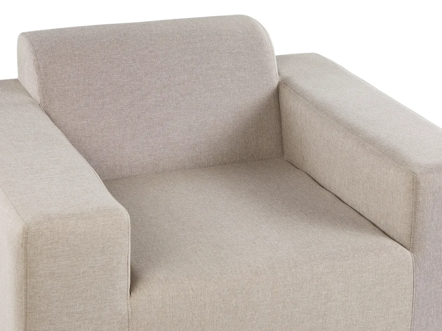 Discount Beliani Set da giardino con tavolo 5 posti ROVIGO Beige Bianco Beige