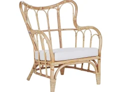 Sale Beliani Set da giardino con tavolo 4 posti BRINDISI Rattan Naturale Beige Marrone