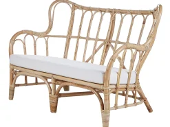 Sale Beliani Set da giardino con tavolo 4 posti BRINDISI Rattan Naturale Beige Marrone