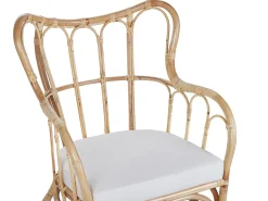 Sale Beliani Set da giardino con tavolo 4 posti BRINDISI Rattan Naturale Beige Marrone