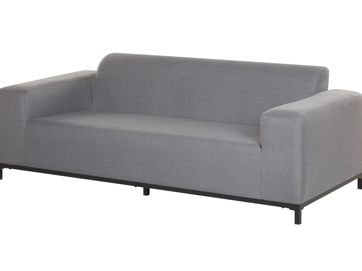 Sale Beliani Set da giardino con tavolo 5 posti ROVIGO Grigio Grigio Nero