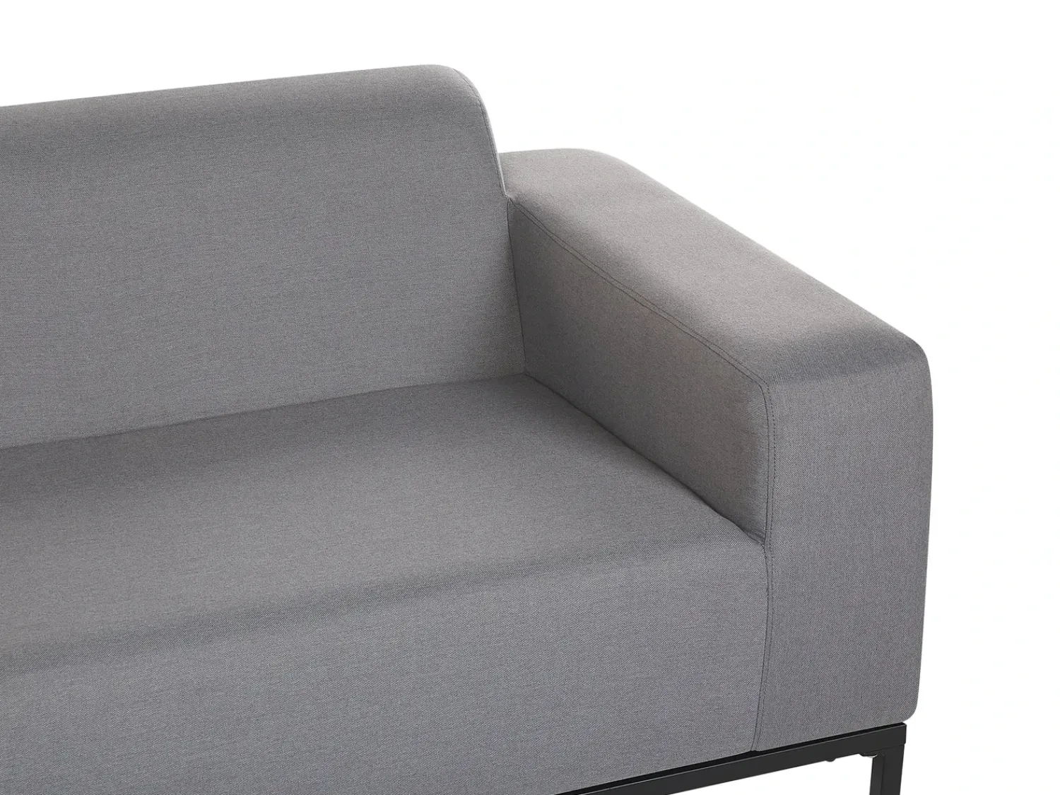 Sale Beliani Set da giardino con tavolo 5 posti ROVIGO Grigio Grigio Nero