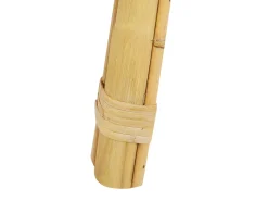 Discount Beliani Set da giardino con tavolo 4 posti SIBARI Rattan Naturale Bianco Marrone