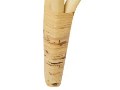 Discount Beliani Set da giardino con tavolo 4 posti SIBARI Rattan Naturale Bianco Marrone