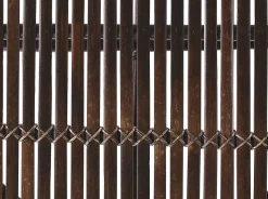 Best Beliani Set da giardino con tavolo 4 posti BRINDISI Rattan Marrone scuro Beige Marrone