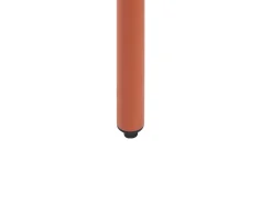 Discount Beliani Set da giardino con tavolo 2 posti TERRACINA Metallo Arancione Bianco Arancione