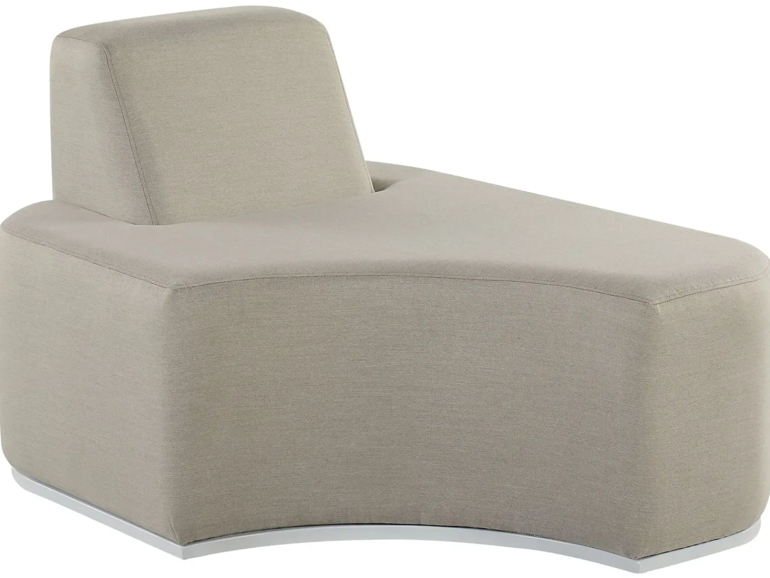 Online Beliani Set da giardino con tavolo 2 posti FABRO Modulare chiaro Grigio