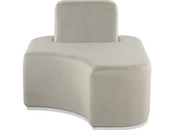 Online Beliani Set da giardino con tavolo 2 posti FABRO Modulare chiaro Grigio