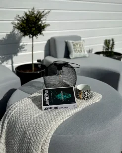 Online Beliani Set da giardino con tavolo 2 posti FABRO Modulare chiaro Grigio