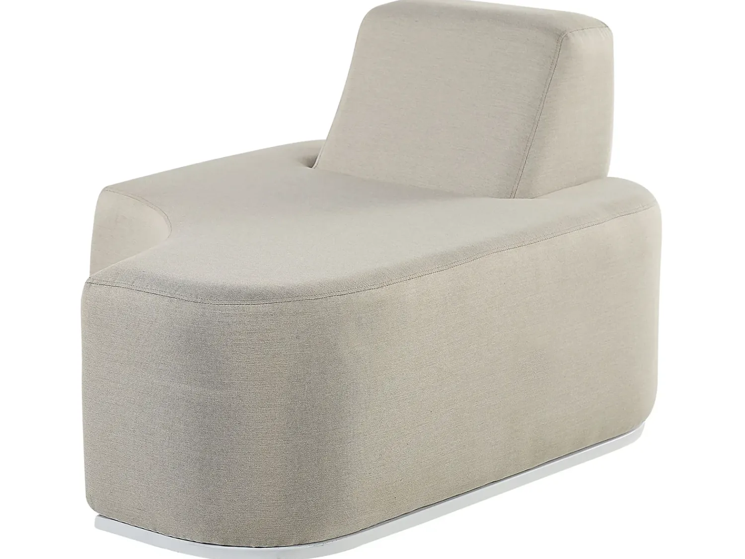 Hot Beliani Set da giardino con tavolo 4 posti FABRO Modulare chiaro Grigio