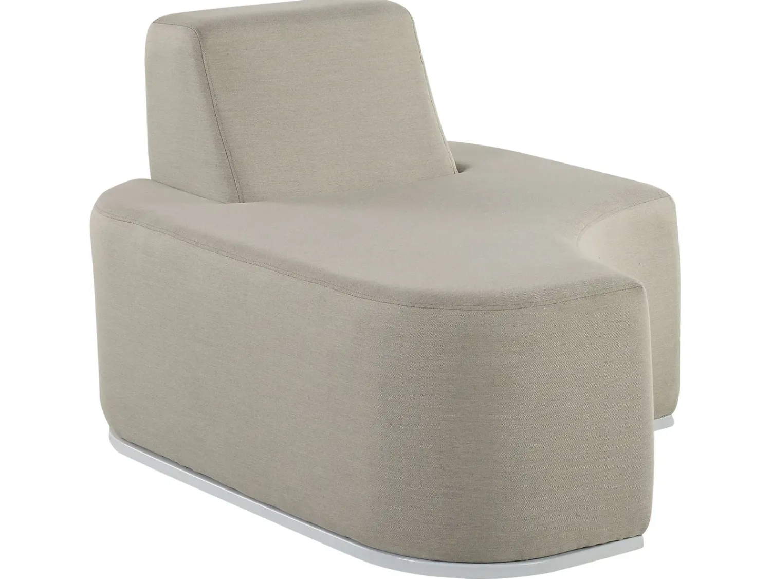Hot Beliani Set da giardino con tavolo 4 posti FABRO Modulare chiaro Grigio