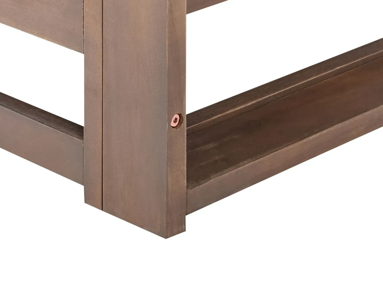 Outlet Beliani Set da giardino con tavolo 5 posti TIMOR Modulare Legno di acacia certificato Marrone scuro Beige Grigio Marrone