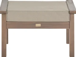 Beliani Set da giardino con tavolo 4 posti MANILA Marrone scuro Marrone Grigio