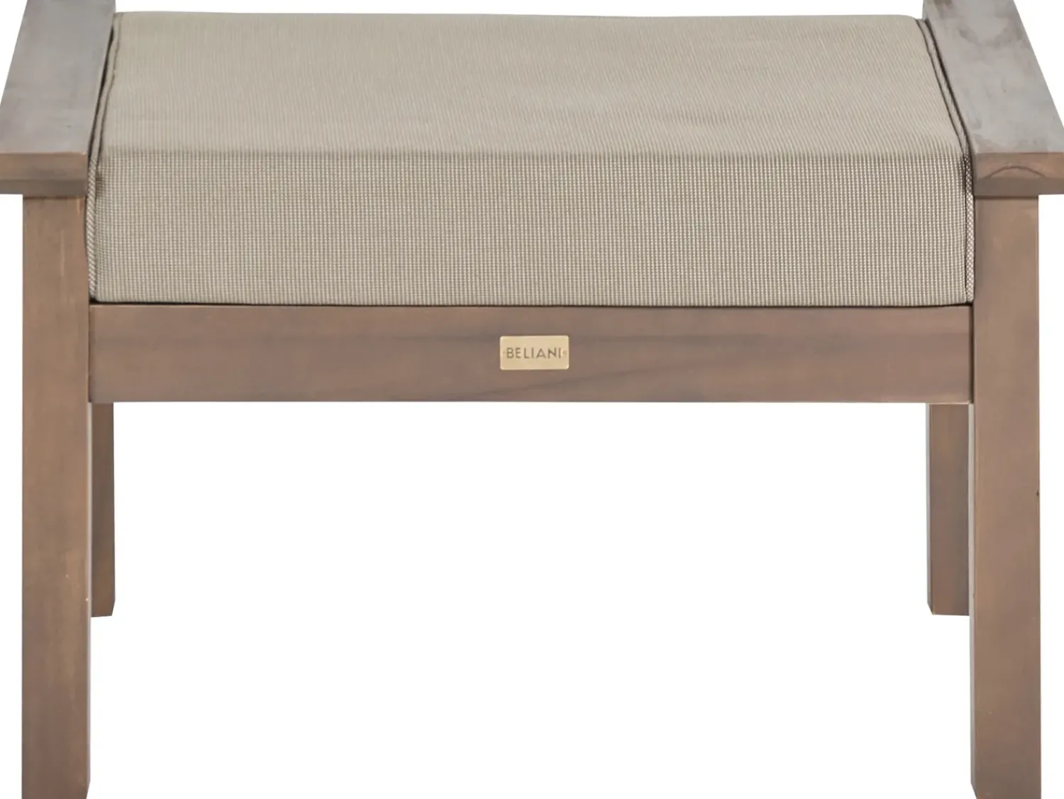 Beliani Set da giardino con tavolo 4 posti MANILA Marrone scuro Marrone Grigio