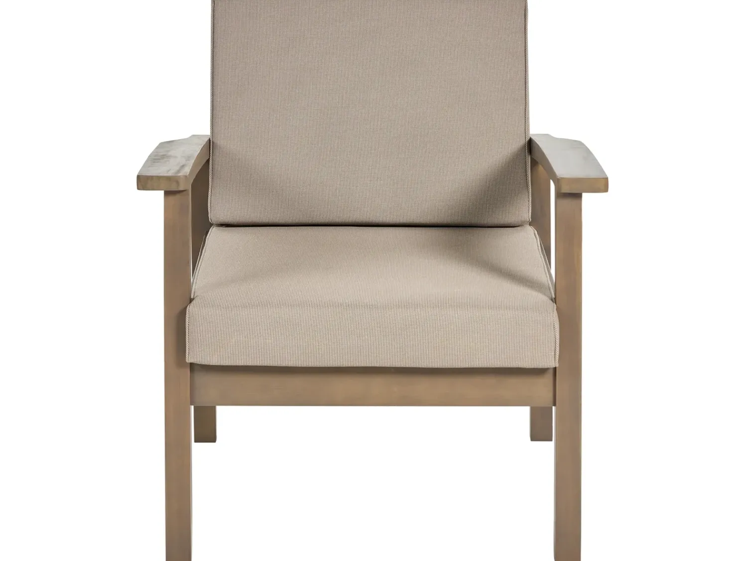 Beliani Set da giardino con tavolo 4 posti MANILA Marrone scuro Marrone Grigio