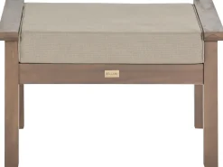 Hot Beliani Set da giardino con tavolo 4 posti MANILA Legno di acacia certificato Marrone scuro Marrone Grigio