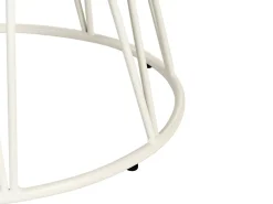 Online Beliani Set da giardino con tavolo 4 posti MONTESILVANO Metallo Beige chiaro Bianco Beige Marrone