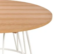 Online Beliani Set da giardino con tavolo 4 posti MONTESILVANO Metallo Beige chiaro Bianco Beige Marrone