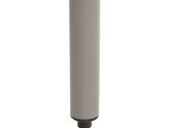 Outlet Beliani Set da giardino con tavolo 2 posti TERRACINA Metallo chiaro Grigio