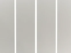 Outlet Beliani Set da giardino con tavolo 2 posti TERRACINA Metallo chiaro Grigio