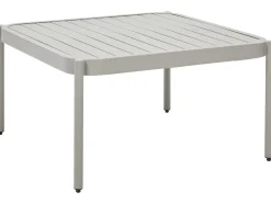 Outlet Beliani Set da giardino con tavolo 2 posti TERRACINA Metallo chiaro Grigio