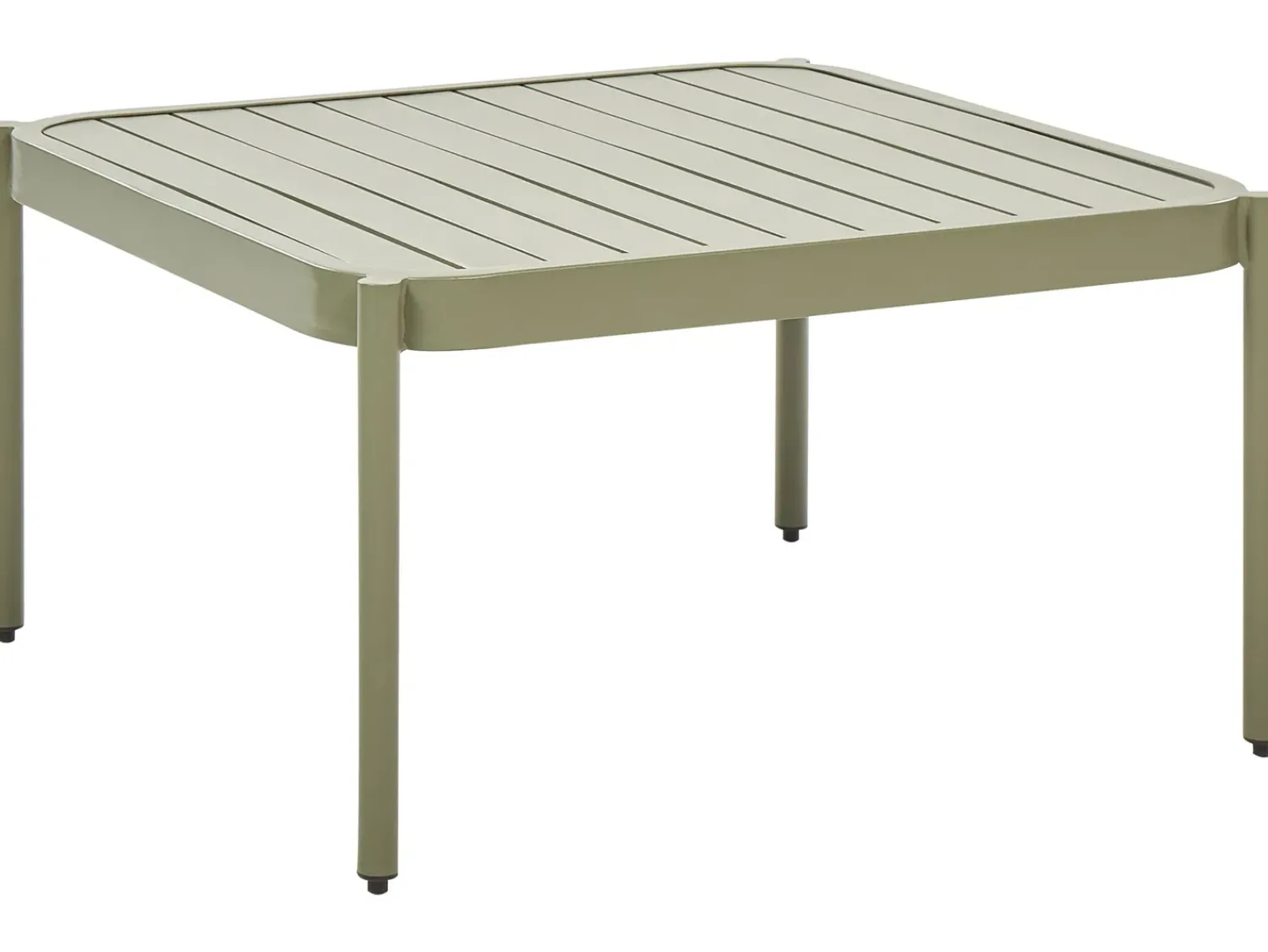 Sale Beliani Set da giardino con tavolo 2 posti TERRACINA Metallo Verde oliva Bianco Verde