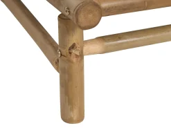 Hot Beliani Set da giardino con tavolo 2 posti TODI Bambù Tortora Beige Marrone