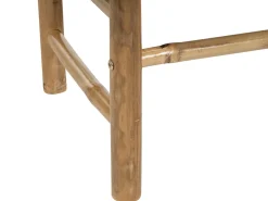 Hot Beliani Set da giardino con tavolo 2 posti TODI Bambù Tortora Beige Marrone