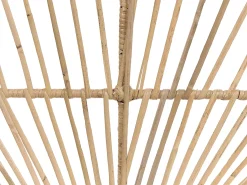 New Beliani Set da giardino con tavolo 3 posti MARATEA/CESENATICO Rattan Naturale Beige Naturale Nero