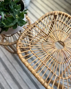 Online Beliani Set da giardino con tavolo 3 posti MARATEA/CESENATICO Rattan Naturale Beige Naturale Nero