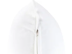 Outlet Beliani Set da giardino con tavolo 9 posti SEVERO Rattan sintetico (PE) Beige sabbia Bianco Beige