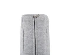 Clearance Beliani Set da giardino con tavolo 4 posti MARINO Rattan sintetico (PE) Bianco Bianco Grigio