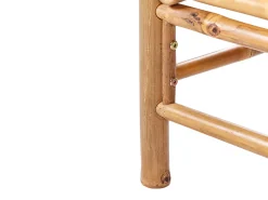 Hot Beliani Set da giardino con tavolo 5 posti CERRETO Bambù Tortora Beige Marrone Grigio