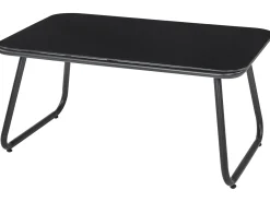 Online Beliani Set da giardino con tavolo 4 posti POMONTE Metallo Nero Grigio Nero