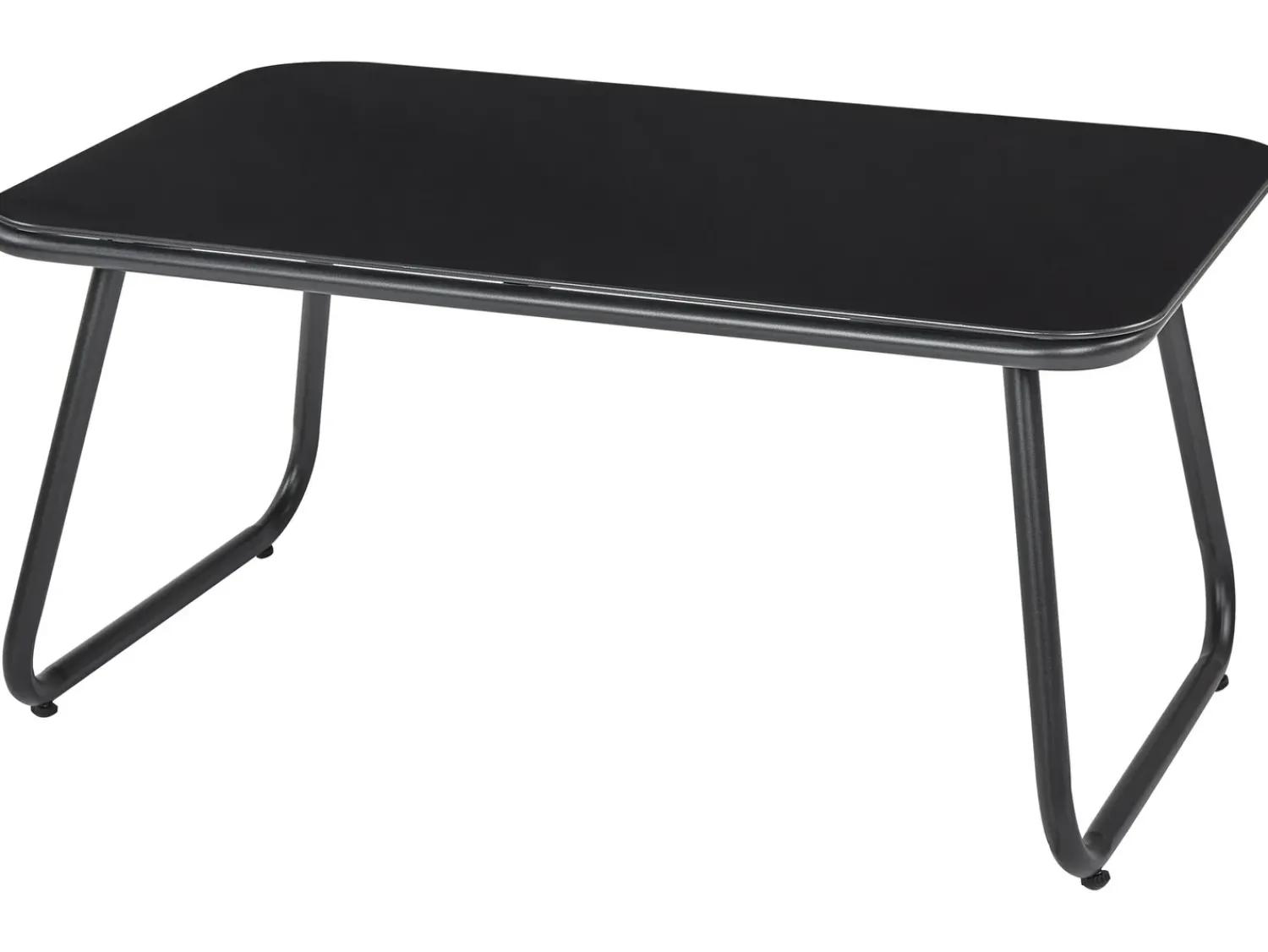 Online Beliani Set da giardino con tavolo 4 posti POMONTE Metallo Nero Grigio Nero