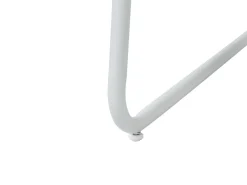 Clearance Beliani Set da giardino con tavolo 4 posti POMONTE Metallo Bianco Bianco Grigio